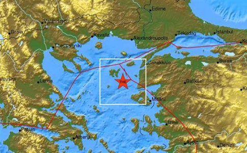Σεισμός εντάσεως 5.9 ρίχτερ στην Λήμνο που έγινε ιδιαίτερα αισθητός στη Θράκη