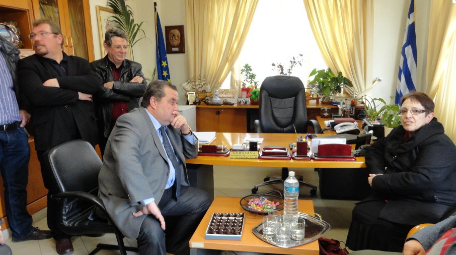 Επίσκεψη της γ.γ. της Κ.Ε. του Κ.Κ.Ε. κ. Αλέκας Παπαρήγα στον Δήμο Μαρώνειας – Σαπών